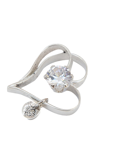 COLLAR DE DOBLE CORAZÓN CON CIRCONIA