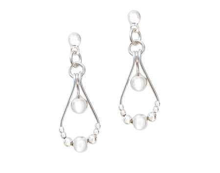 ARETES GOTA CON BOLITAS