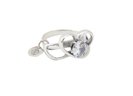 ANILLO CORAZON CON CIRCONIA