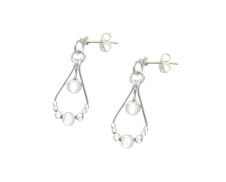 ARETES GOTA CON BOLITAS