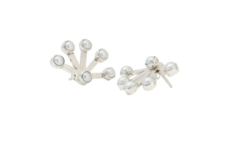 ARETES ABANICO PERLAS