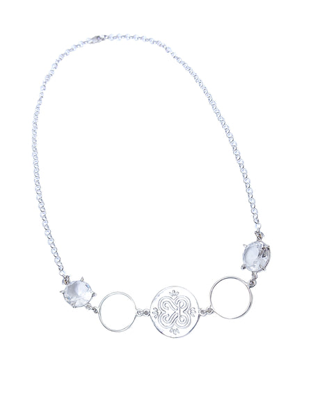 COLLAR DE AROS Y CIRCONIA