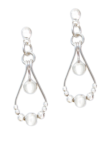 ARETES GOTA CON BOLITAS