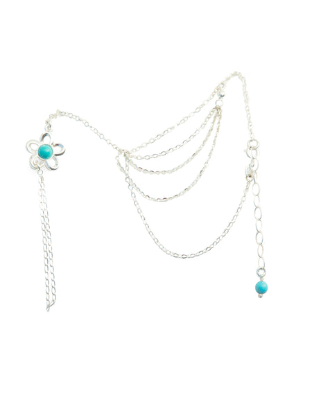 PULSERA ANILLO CON FLOR