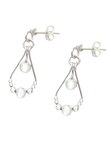 ARETES GOTA CON BOLITAS