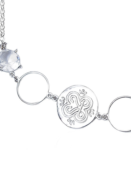 PULSERA AROS Y CIRCONIA KETZALIA